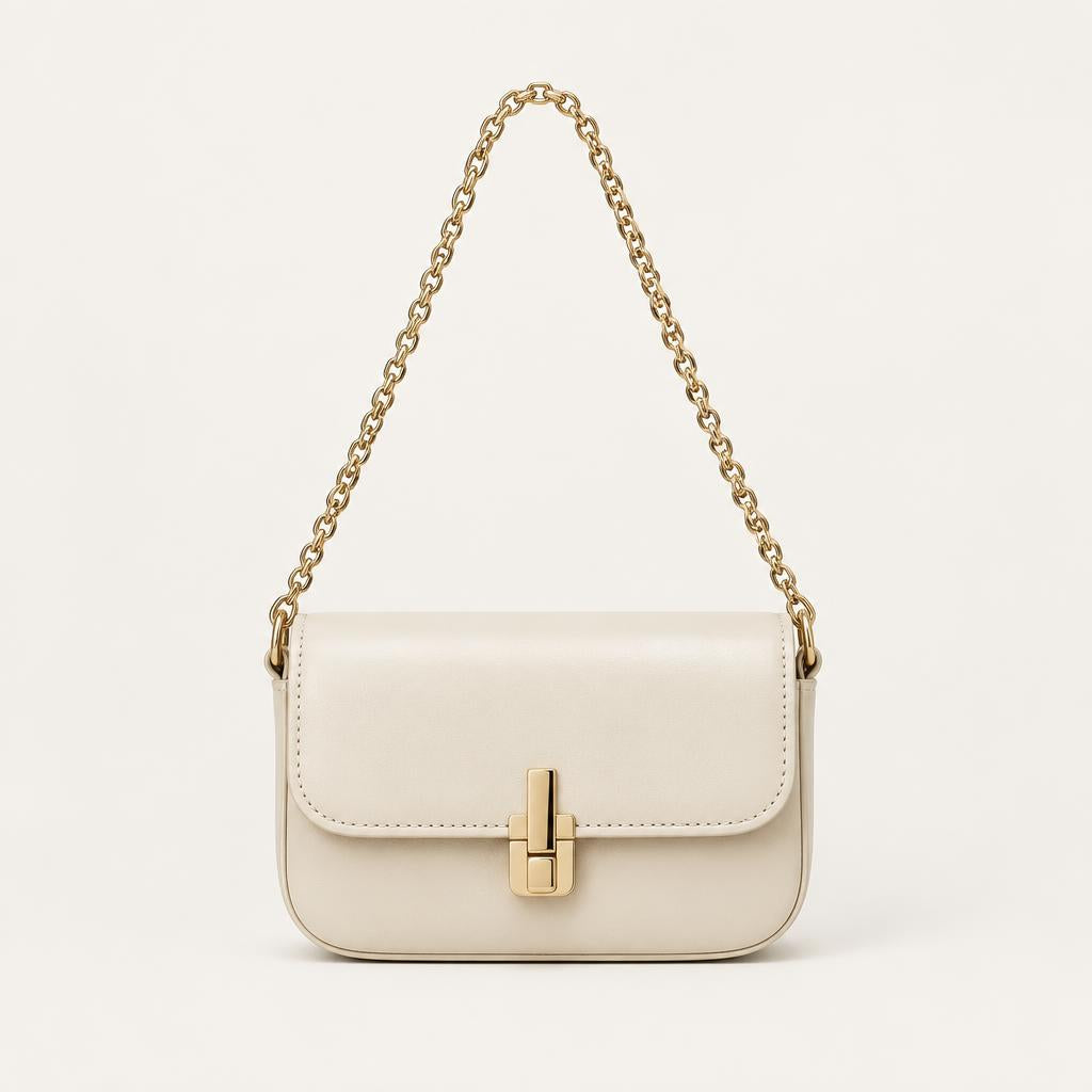 Luhxe Mini Chain Bag in cream