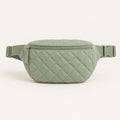 Luhxe Quilted Belt Bag in sage